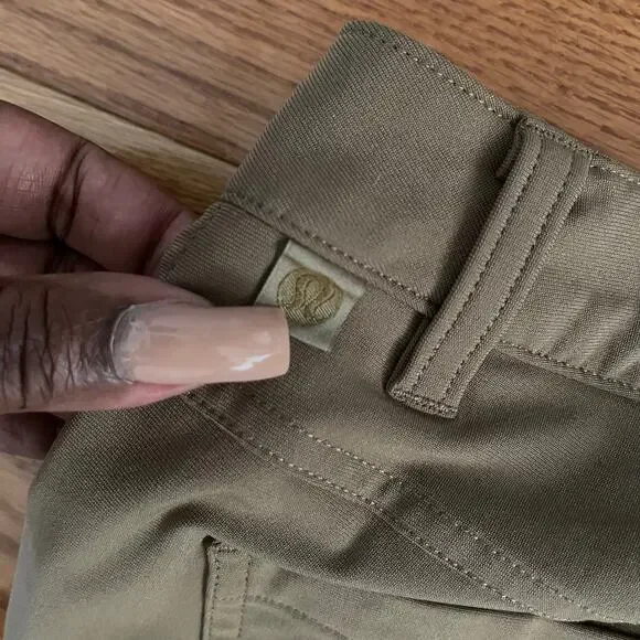 Lululemon ABC Slim-Fit 5 Pocket Mens Pants W34xL31.5 Warpstreme Artifact Brown - Picture 5 of 11